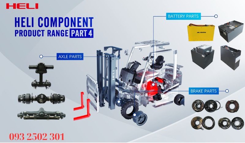 Phụ tùng xe nâng điện lithium HELI